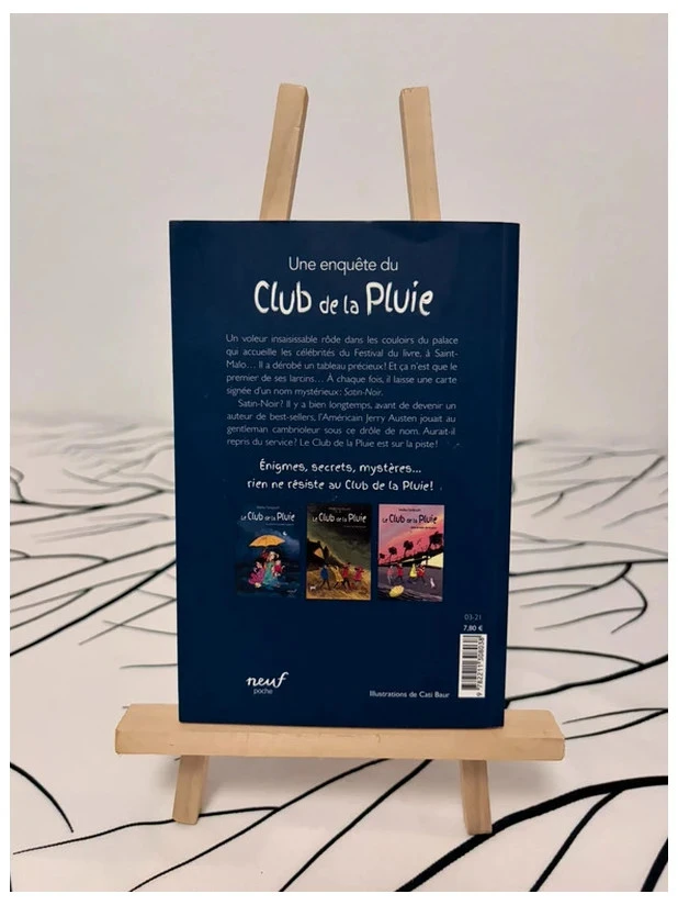 O Clube da Chuva contra Satin-Noir – Malika Ferdjoukh romance juvenil – photo 2